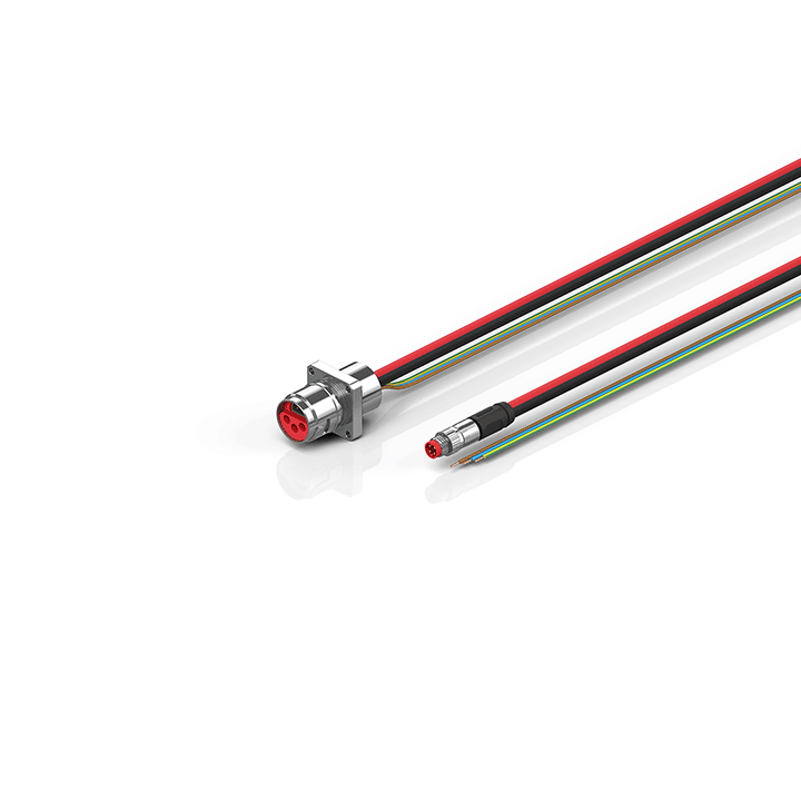 Beckhoff ZK7206-AH00-0xxx B17, ECP cable, PUR, 3 G 15 mm² + (1 x 4 x AWG22), drag chain suitable, key 1 (24 V DC) Turkiye