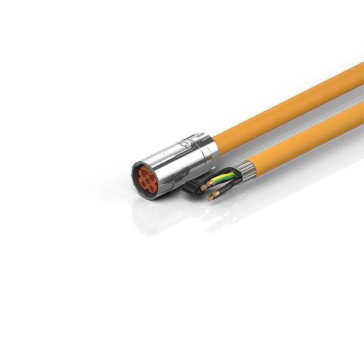 Beckhoff ZK4504-8018-xxxx Motor connection cable 16 mm² with M40 speedtec® plug, drag-chain suitable Turkiye