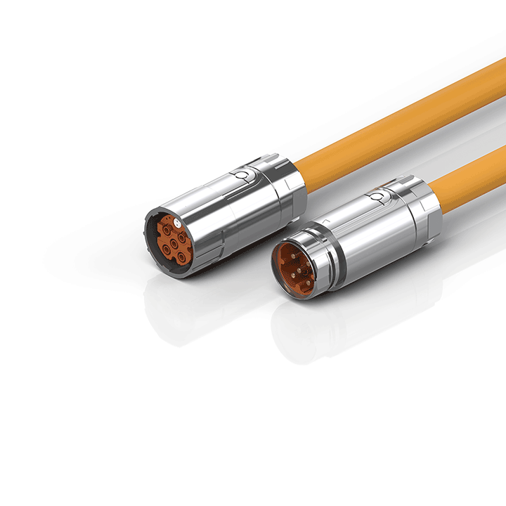 Beckhoff ZK4501-8027-xxxx Motor extension cable 10 mm² with M40 speedtec® plug, drag-chain suitable Turkiye