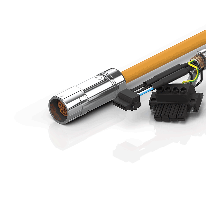 Beckhoff ZK4500-8063-xxxx Motor connection cable 15 mm² with M23 speedtec® plug, torsionable Turkiye