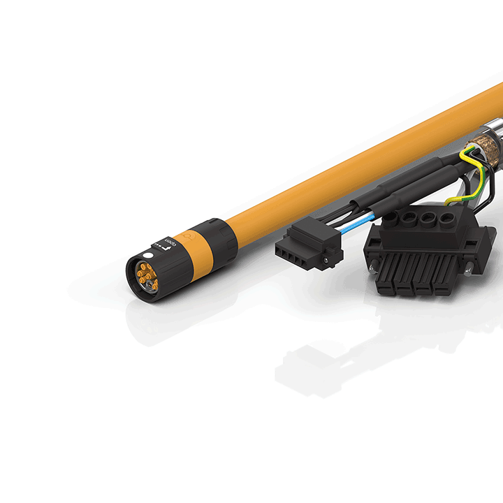 Beckhoff ZK4500-8062-xxxx Motor connection cable 1 mm² with itec® plug, torsionable Turkiye
