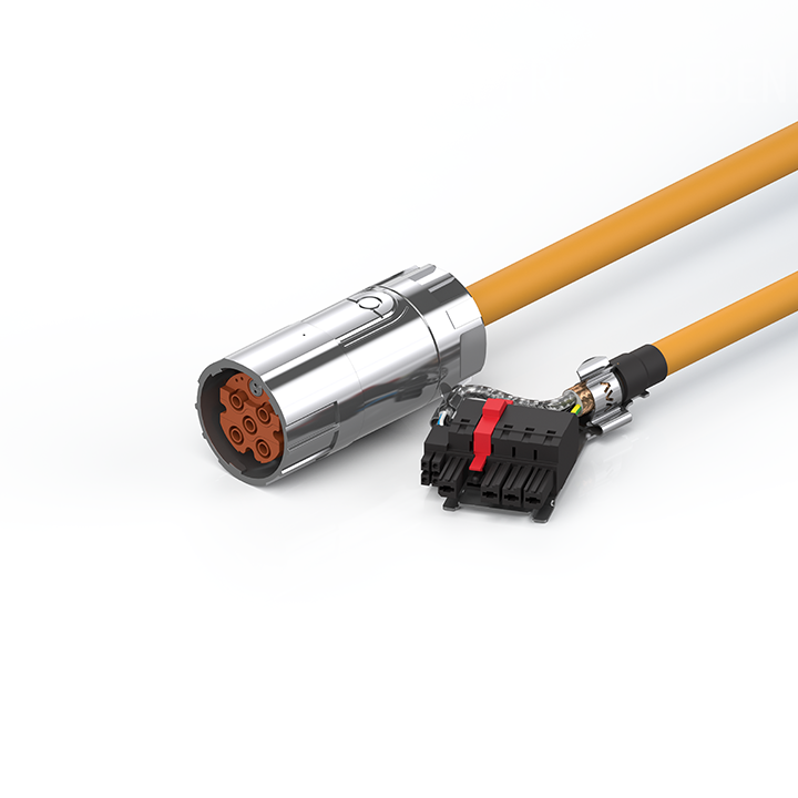 Beckhoff ZK4800-8025-xxxx Motor connection cable 4 mm² with M40 speedtec® plug system, drag-chain suitable Turkiye