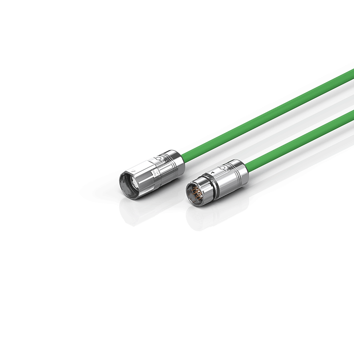 Beckhoff ZK4531-8010-xxxx Resolver extension cable 025 mm² with M23 speedtec® plug, drag-chain suitable Turkiye