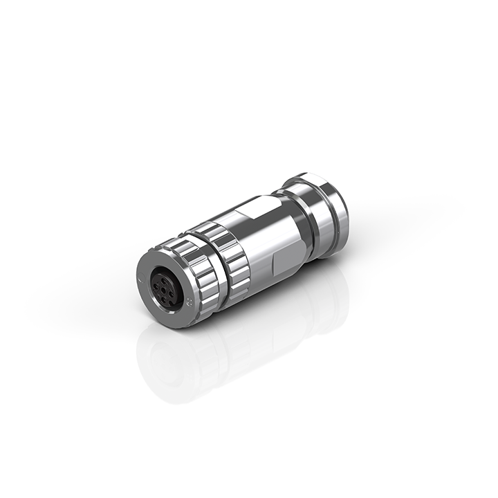 Beckhoff ZS1090-1007 M8 socket field assembly, Ethernet/EtherCAT, IP67, shielded Turkiye