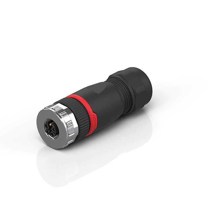 Beckhoff ZS2020-2721 M12, socket, field assembly, IP67, unshielded Turkiye