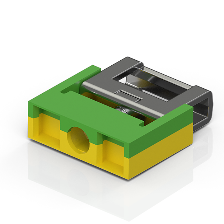 Beckhoff ZB8530 U-clamp terminal up to 4 mm² for PE connection to the rail (10 x 3 mm) Turkiye