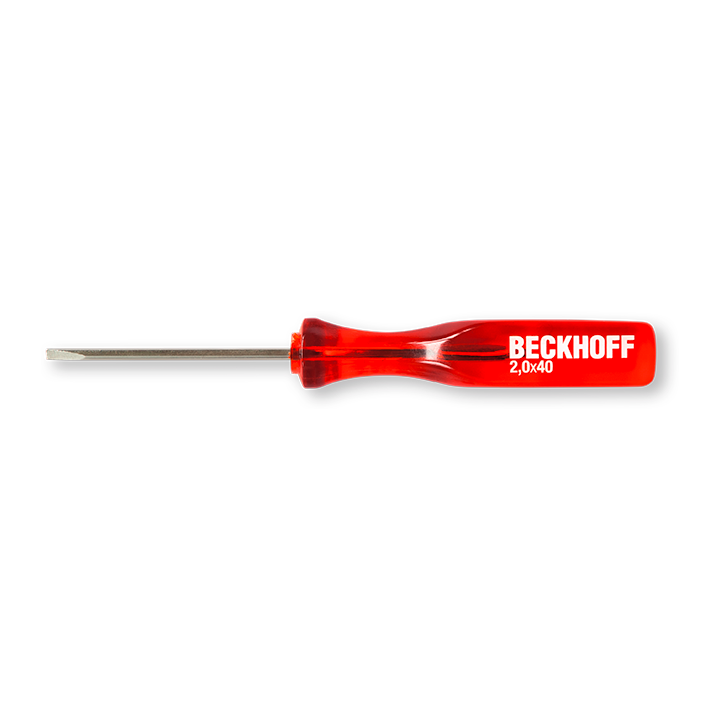 Beckhoff ZB8701 Slot screwdriver 20 x 40 mm, HD terminals Turkiye