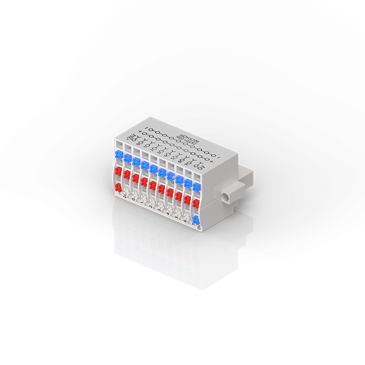 Beckhoff ZS2001-0004 Female header with spring connection as IP20 plug-in connection level, 3 x 10-pin, with LED Turkiye