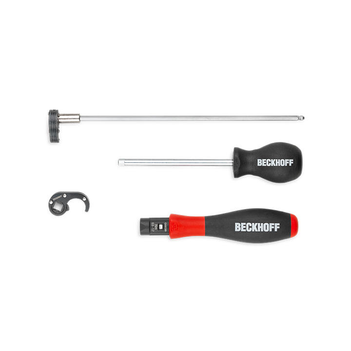 Beckhoff ZB8800 Torque wrench for M8 cables with knurl, incl ratchet, adjustable 05…17 Nm Turkiye