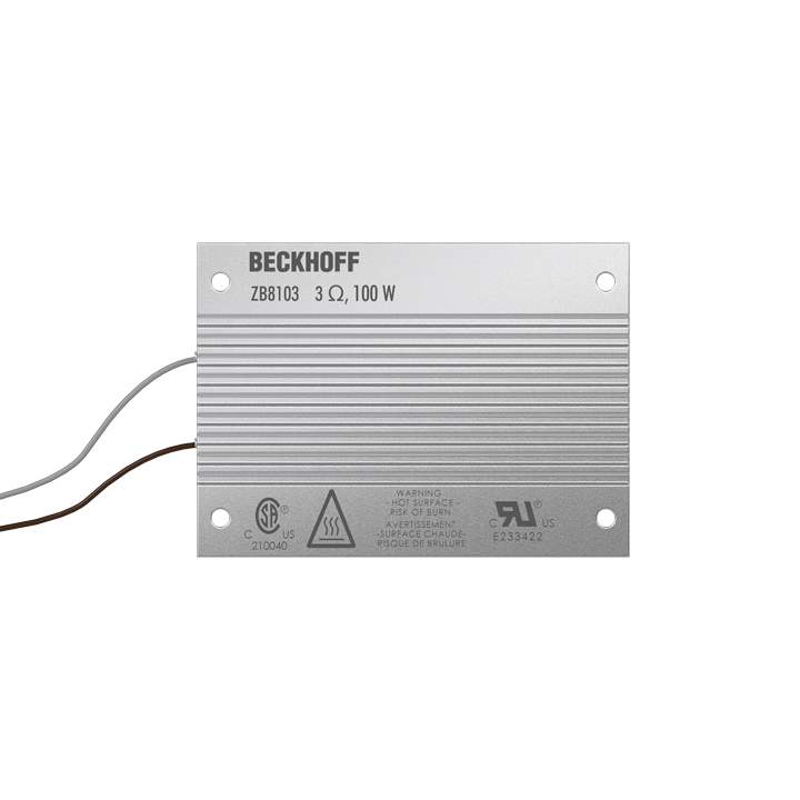 Beckhoff ZB8103 External braking resistor for ELM72xx Turkiye