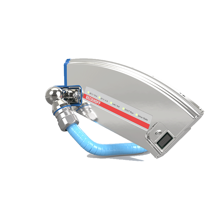 Beckhoff ATH2042 Motor module, 45° curved segment, with angled infeed Turkiye