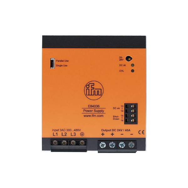 IFM PSU-3AC/24VDC-40A Anahtarlamalı güç kaynağı 24 V DC Turkiye