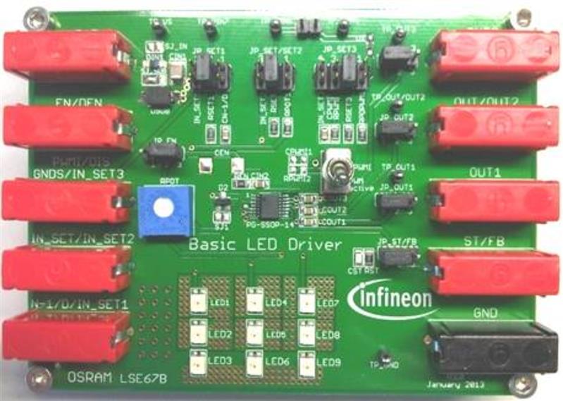 Infineon DEMOBOARD TLD1124EL Turkiye