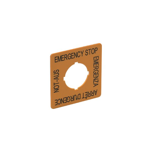 IFM EMERGENCY STOP LABEL Acil durdurma etiketi Turkiye