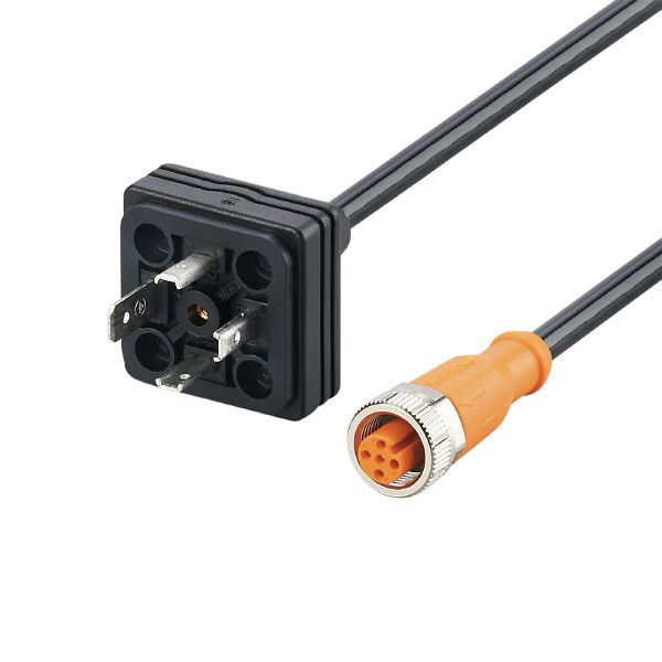IFM PLUG M12 - DIN VALVE FORM A Valf soketli ara kablo Turkiye