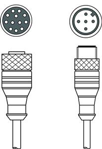 Leuze KDS S-12-CA-M12-5A-P1-004-78X Bağlantı kablosu
