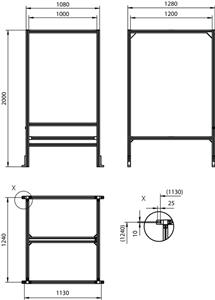 Leuze BT 712M-MRSET Set montaj ünitesi