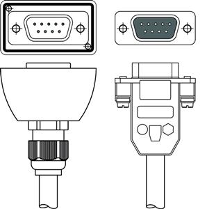 Leuze CB-D9-10000-5GF/GM Bağlantı kablosu