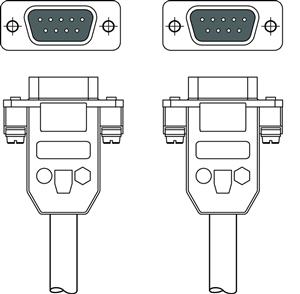 Leuze KB DSub-9P-3000 Bağlantı kablosu