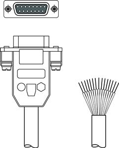 Leuze KB 031-3000-01 Bağlantı kablosu