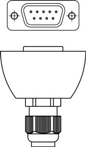 Leuze RS4-MG-X2-Set Set konnektör