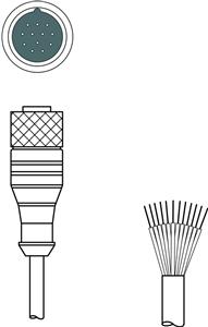 Leuze KD U-M23-CA-P1-100 Bağlantı kablosu