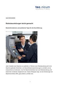 Schmersal Whitepaper Risk assessments made easy Turkiye