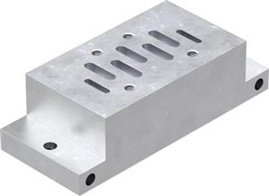 Festo NAU-1/4-1B-ISO Tekli bağlantı plakası