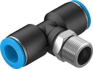 Festo QST-3/8-12-20 T-Çabuk Bağlantı Rakoru