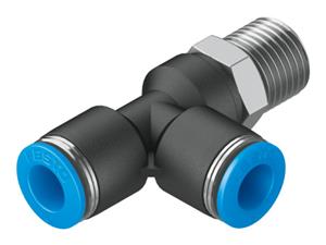Festo QSTL-1/4-8 T-Çabuk Bağlantı Rakoru