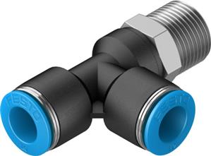 Festo QSTL-3/8-10 T-Çabuk Bağlantı Rakoru