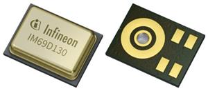Infineon IM69D130 XENSIV™  MEMS microphone with 105dB dynamic range and high output linearity up to 130dBSPL Turkiye