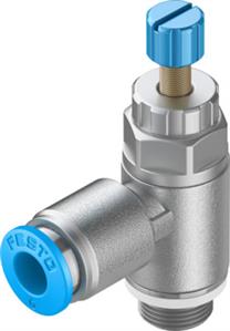 Festo GRLA-1/8-QS-6-RS-D Tek yönlü akış kontrol valfleri