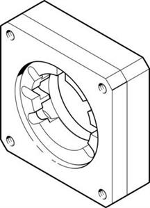 Festo EAMF-A-44A/B-60G Motor flanşı Turkiye