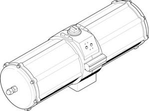 Festo DAPS-2880-090-RS4-F16 Döner Silindir|çeyrek dönüşlü aktüatör