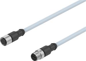 Festo NEBV-M12G8-K-5-M12G4 Bağlantı kablosu