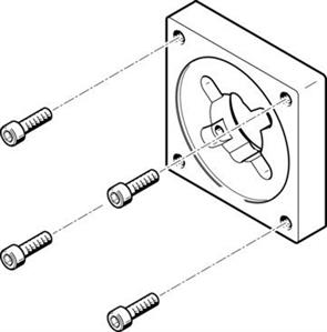 Festo EAMF-A-38A-87A Motor flanşı Turkiye