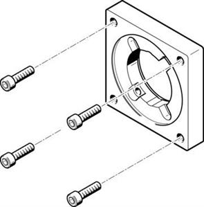 Festo EAMF-A-48A-87A Motor flanşı Turkiye