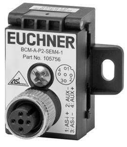 Euchner BCM-A-P2-SEM4-1 Bus coupling module with plug connector M12, 5-pin Turkiye