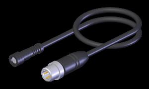 Euchner C-M08F04-02X025PU05,0-M12M04-100817 Connecting cable with 2 plug connectors M8 and M12, 2 m Turkiye