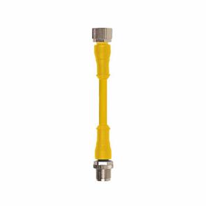Euchner C-M12F05-05X034PU01,0-M12M05-159362 Connecting cable with 2 plug connectors M12, 5-pin, 1 m, AIDA standard