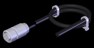 Euchner C-M12F05-05X050PU05,0-GA-073461 Connecting cable with straight plug connector M12, 5-pin, 5 m