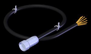 Euchner C-M27F26-PU02,0-MA-111997 Connecting cable with plug connector RC26, 26-pin, 2 m Turkiye