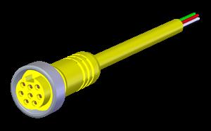 Euchner C-MINF09-09X1,0PU18,2-MA-103151 Connecting cable with plug connector MR9, 9-pin, 182 m Turkiye