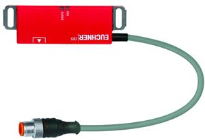 Euchner CES-AR-CL2-CH-SA-112929 Non-contact safety switch CES-AR-CL2- , plug connector M12, PVC