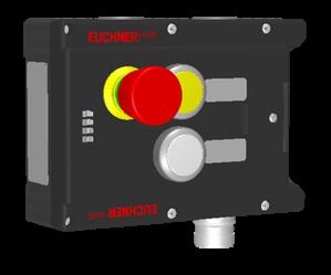 Euchner MGB-L0-ARA-AA2A1-S1-R-116300 Interlocking module MGB-L0-ARA, with 2 pushbuttons, emergency stop, incl label carrier, RC18