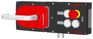 Euchner MGB-L1H-APA-L-121371 Locking set MGB-L1H-APA (guard locking by spring force) with 3 pushbuttons, emergency stop, RC18 Turkiye