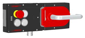 Euchner MGB-L1H-APA-R-121377 Locking set MGB-L1H-APA (guard locking by spring force) with 3 pushbuttons, emergency stop, RC18 Turkiye