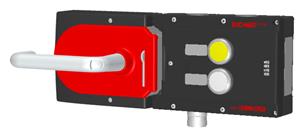Euchner MGB-L1H-ARA-L-111656 Locking set MGB-L1H-ARA (guard locking by spring force) with 2 pushbuttons, incl label carrier, RC18