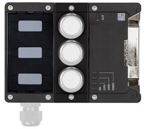 Euchner MGB2-I-BR-U-XA9S0-LY-R-165702 Interlocking module MGB2-I-BR (3 pushbuttons, door hinge on right) Turkiye